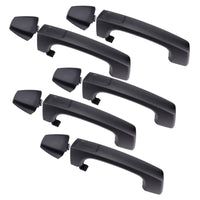 Exterior Door Handle Textured Outer Door Handle Hardware Black Molded for Mechanics