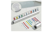 Parking Number Card with Aluminum Base Sporty for Drivers
