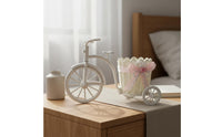 Tricycle Flower Basket Tricycle Storage Organizer Ribbon Plant Holder