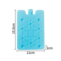 No Electricity Needed Ice Crystal Box Leak-Proof Seal Cooler Ice Brick Eco-Friendly Material Cooling Accessory for Camping