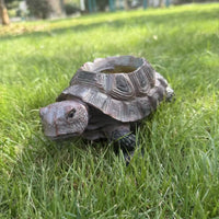 Turtle Flower Pot Creative Gift Tortoise Planter Weather-Resistant for Balcony