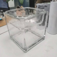 鱼缸式猫碗猫咪骗水神器狗狗高脚水碗保护颈椎不易打翻2025年新款 雪山鱼缸【时尚可爱】