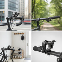 Sleek Handlebar Bell Compact Bell with Clamp Audible Universal for Commuters, Commuting