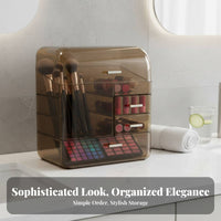 Stackable Cosmetic Drawer Box Space-Saving Makeup Organizer Large Capacity