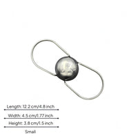 Open-Frame Stainless Steel Ice Ball Holder Centered Sphere Polished Metal Ice Ball Holder Instant Chill Bar Accessory Non-Diluting