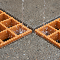Fiberglass Grating Trench Drain Cover Photovoltaic Maintenance Channel Drainage Board Tree Grate Mesh Panel