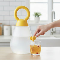 Clear Water Dispenser with Tap Countertop Water Jug with Tap Large-Capacity Beverage Dispenser Sturdy for Camping