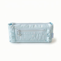 Cute Textile Pencil Case Portable Pencil Case with Zipper Lightweight Zippered Stationery Pouch Soft for Students