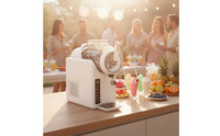 Slushie Machine Countertop Slush Machine Compact Slush Machine with Drip Tray for Hosts, Home Kitchen, Parties, Cafes