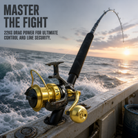 RYOBI Carbon Fiber Spinning Reel for Sea Fishing and Long Casting