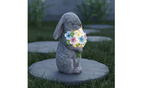 Hare Solar LED Bulb Solar Powered Hare Figurine Waterproof Bunny Outdoor Light Statue for Patio, Pathway, Balcony
