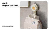 Suction Cup Hook Strong Load Bearing Vacuum Rotating Hook Traceless Removal Wall Hanger for Homeowners, Students, Behind Door, Entryway, Living Room