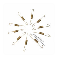 10 Pieces Sofa Sag Repair Spring Easy to Install Furniture Balance Spring Hook Heavy-Duty Steel