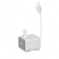 Low Cat Water Pump Water Fountain Pump Quiet Fountain Pump with USB Waterproof for Pet Owners