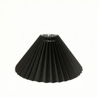 Pleated Lamp Shade Conical Pleated Lampshade Tapered Lamp Shade Soft Light Easy to Install for Bedroom