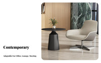 Italian aesthetic Upholstered rotating Armchair Minimalist Design Oversized rotating Barrel Chair Deep Seat Indoor Seating Wraparound backrest for Business Owners, Interior Designers, Reception Area, Office, Living Room, Bedroom