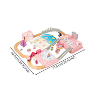 Princess Train Set Wooden Train Rail Set Safe