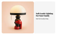 Sculptural Fungus-Shaped Table Lamp Decorative Fungus-Shaped Night Light