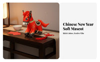 Year of the Horse Symbol Festive Design Chinese Astrological Horse Stuffed Red Horse Stuffed Toy Soft Material for Friends