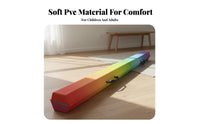 Easy to Keep Foldable Balance Beam Non-Slip Base Folding Balance Beam Long-Lasting Construction Exercise Equipment Shock-Absorbing for Adults, Beginners, Toddlers, Indoor, Home Use