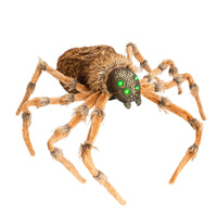 Giant Arachnid with Light-up Eyes Furry Arachnid with Bendable Legs Hairy Decoration for Spooky Houses