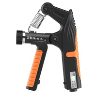 Built-in Counter Adjustable Hand Gripper Non-Slip Handle Digital Hand Gripper Rotary Knob Grip Strength Instructor Compact for Home Gym