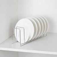 Dish Rack and Dish Drainer 2 Pack, Plate Rack with Draining Board, Space Saving No Drip Tray Design for Kitchen Sink Counter Organization