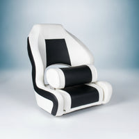 Boat Bucket Seat with Armrest Padded Mariner Boat Seat with Armrest Upholstered Chair for Captains