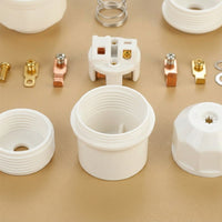 Desk Lamp for Table Lamp and Home Office, E27 Lamp Holder with Bulb Holder, Bulk Pack of 1000 Polypropylene Units
