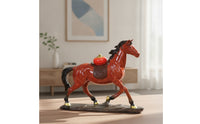 Horse Figurine Tabletop Horse Statue Sculptural for Collectors, Living Room Shelf, Entryway Console, Office Desk