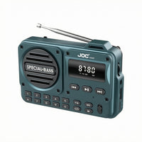 Telescopic Antenna Portable Rectangular Radio Compact Digital Display Radio