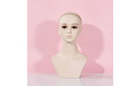 Mannequin Head with Shoulders Matte Display Head with Shoulders Skin Tone Jewelry Display Bust for Jewelers