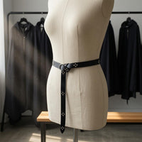 Long Strap Gaelic Waist Belt Hanging Tail Medieval Costume Belt for Cosplayers, Cosplay