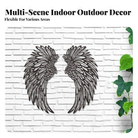 3D Angel Appendages Wall Decoration Balanced Feathered Angel Appendages Wall Decor