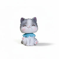 Shaking Head Car Dashboard Cat Decoration Adorable Design Dashboard Cat Ornament Easy to Install for Children