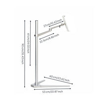 Adjustable Tablet Floor Stand Aluminum Alloy Construction Sofa Side Tablet Stand for Living Room