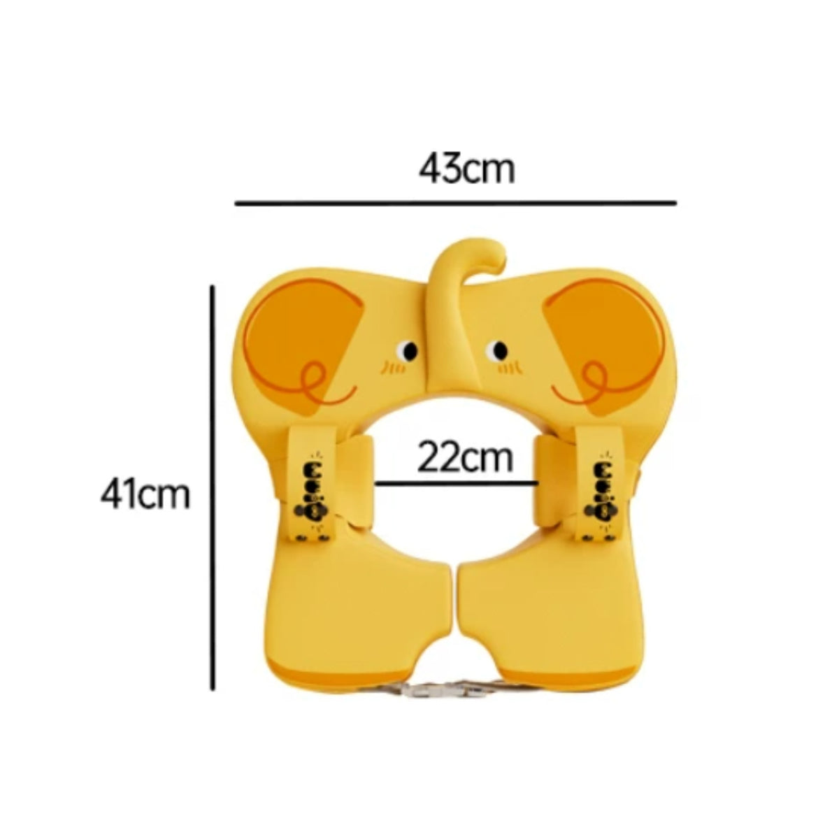 Non-Inflatable Baby Swim Floater Safety Swim Floater with Bath Toys Stable Baby Water Buoyant Floater Comfortable for Toddler