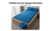Water-Filled Cooling Mattress No Electricity Needed Water Cooling Mattress Pad Energy Saving Portable Bed Chiller for Hot Sleepers, Couples, Dorm Room