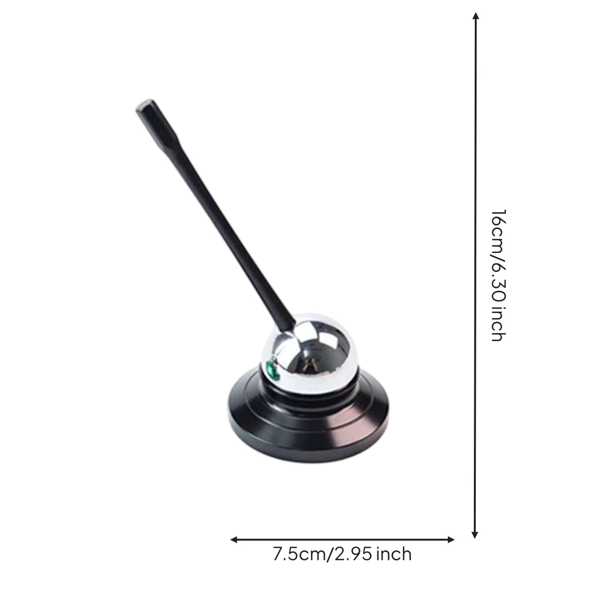 Angled Rod Wrist Support Stand Rotating Airbrush Hand Rest Chrome Finish for Cosmetic Work