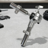 Universal Drum Stand Hanging Mount Adjustable Drum Mount with Ball Joint Metal Hardware Simple to Use for Drummers, Percussionists, Stage, Recording Studio