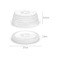 Microwave Plate Splatter Cover Dishwasher Silicone Fresh Keeping Lid Versatile Kitchen Accessory for Refrigerator