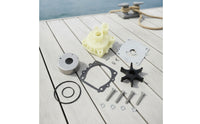outboards Water Pump Impeller Kit with Housing Stainless Water-Resistant Alloy Pump Repair Kit Smooth for Boat Owners
