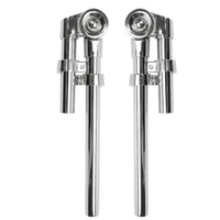 Drum Mounting Bracket Chrome-Finished Tom Mount with Clamp Rust-Resistant Tom Drum Mount for Drummers