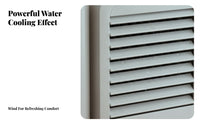 USB Water Cooling Fan Low Noise Mini Desk Air Chiller Humidifies USB Air Chiller for Office Workers, Students, Dorm Room, Bedroom