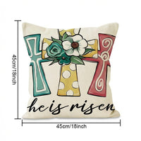Easter Bunny Pillow Cover Holiday Themed Easter Pillow Cover Seasonal Decorative Touch Decor for Families, Interior Decorators, Sofa, Living Room