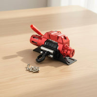 1/10 Scale Winch CNC Machined Vehicle Accessory Highly Simulated for Rough-Terrain Driving