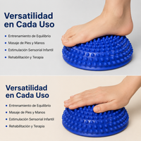 Balance Pods for Kids 16.5cm PVC, Rehabilitation and Coordination, with Therapeutic Pressure Nodes, Inflatable for Physiotherapy
