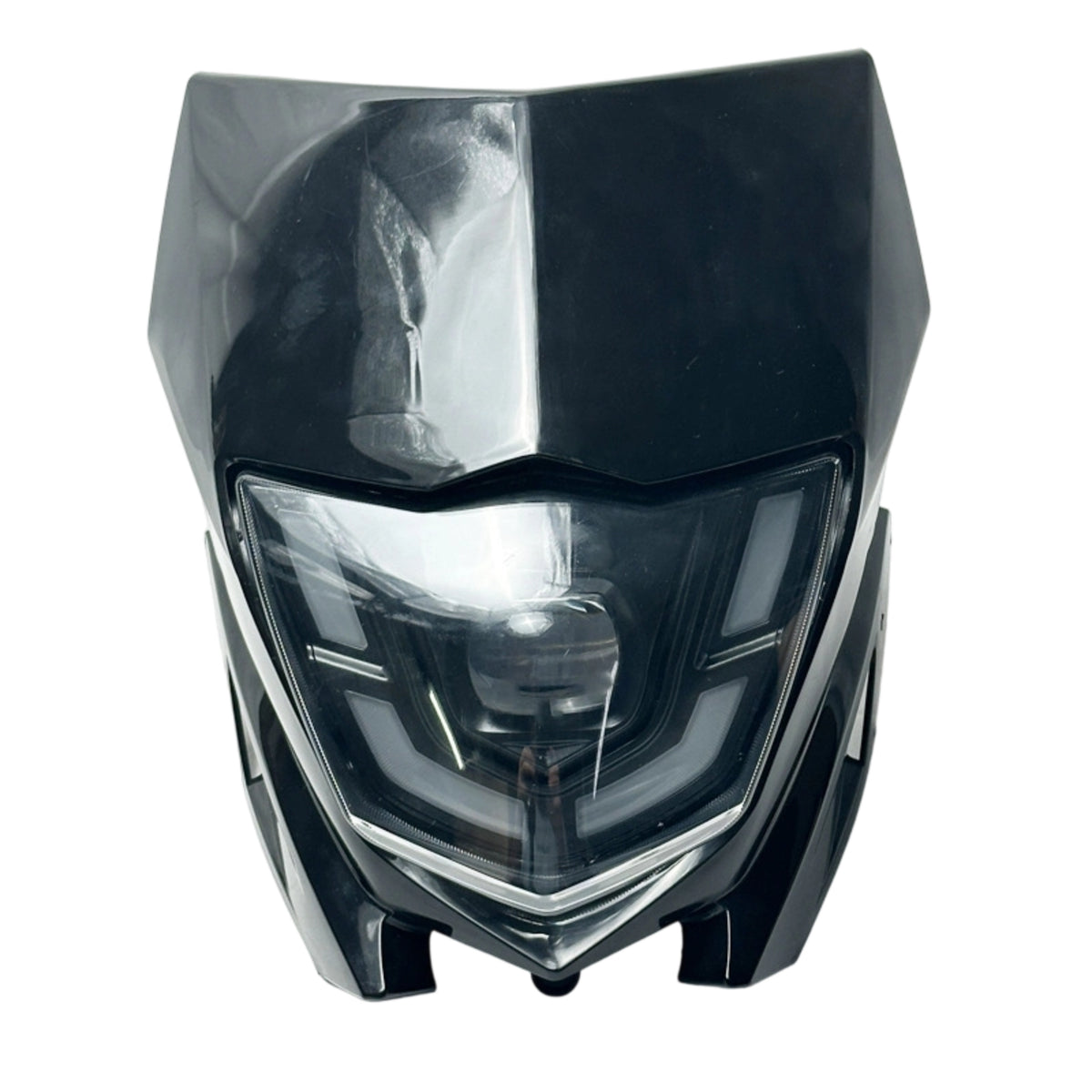 Motorcycle Headlight Assembly Aerodynamic Front Light Assembly Easy to Install