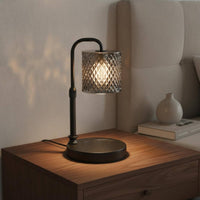 Flameless Candle Warmer Lamp No Exposed Flame Electric Scented Wax Melting Lamp Smokeless for Bedroom, Living Room, Office