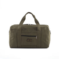 Canvas Duffel Bag Wear-Resistant Duffel Bag with Front Pocket Heavy-Duty Roomy for Travelers, Weekend Trips, Gym